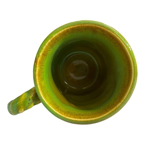 GRYPHONWARE
BRAIN DEAD 5AM- 5PM GREEN GLAZED POTTERY COFFEE MUG - Picture 5 of 13